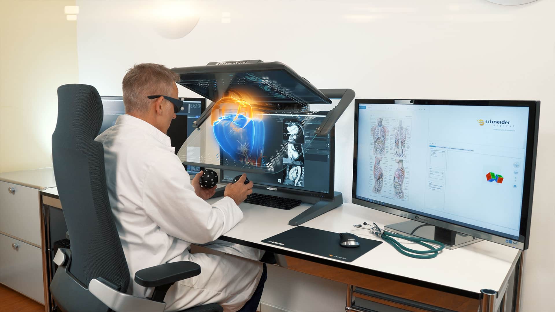 VR-PluraView Medical Anwendung Herz